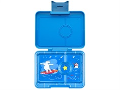 Yumbox misty aqua/rainbow tray 3-sections snack lunchbox Snack